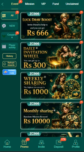 ZC999 Game bonus